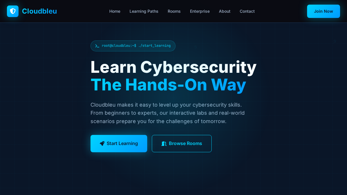 cloudbleu.com 官网首页截图