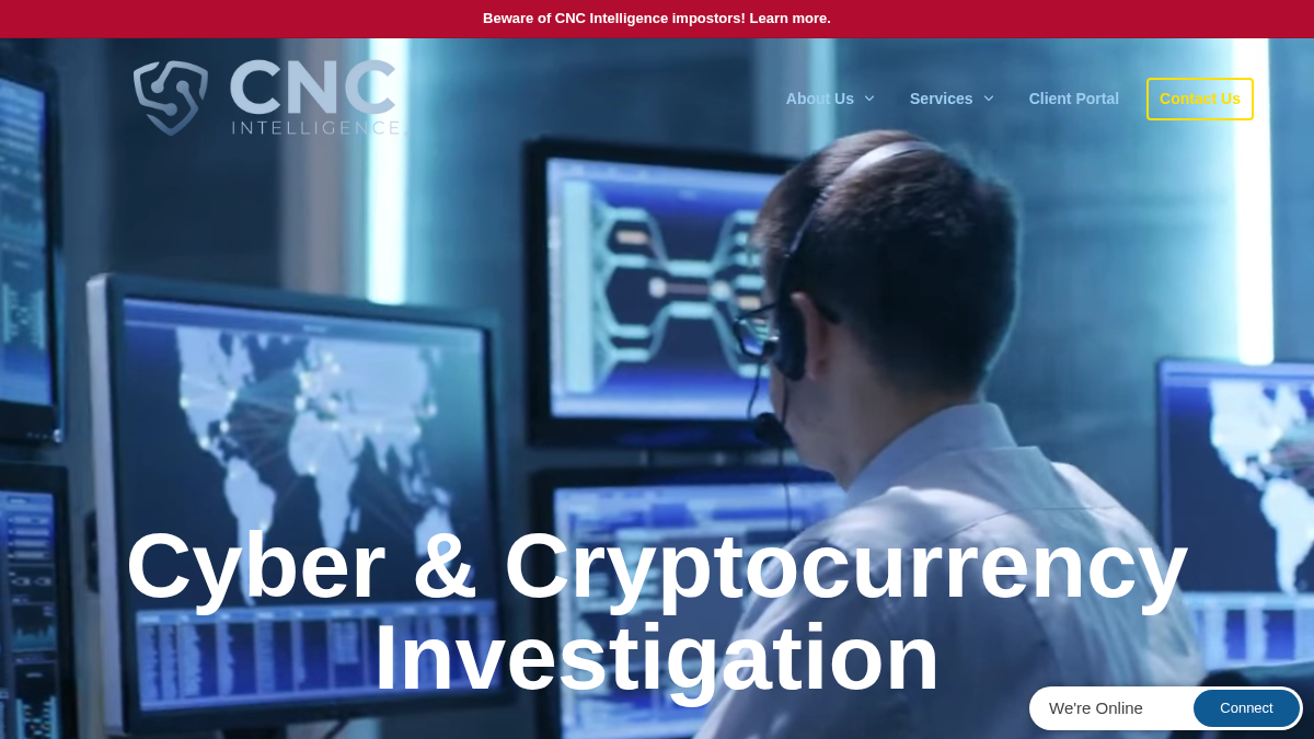 cncintel.com 官网首页截图