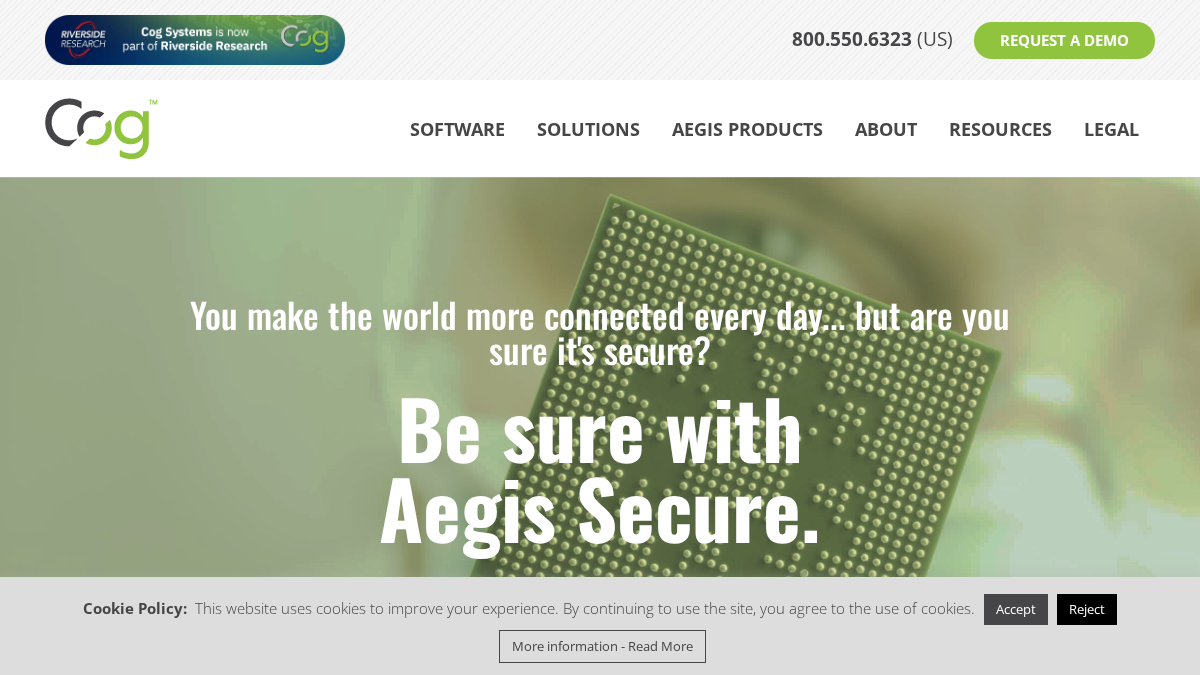 cog.systems 官网首页截图
