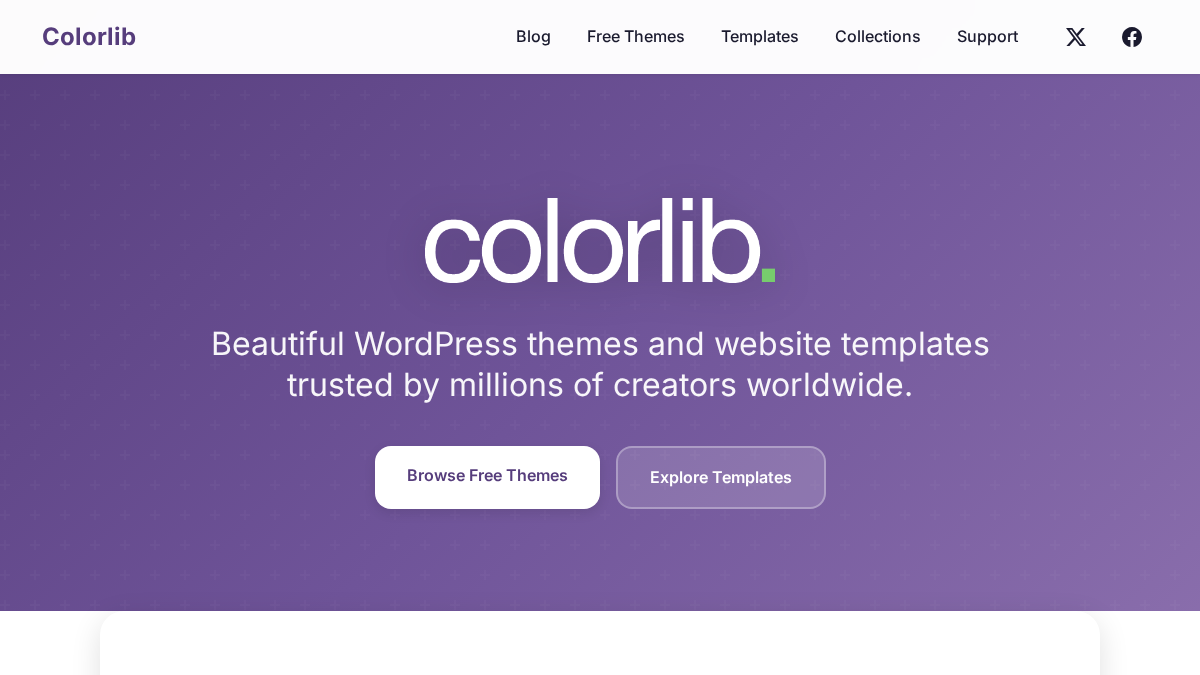 colorlib.com 官网首页截图
