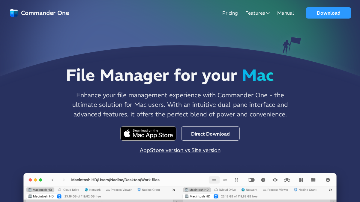 commander-one.com 官网首页截图