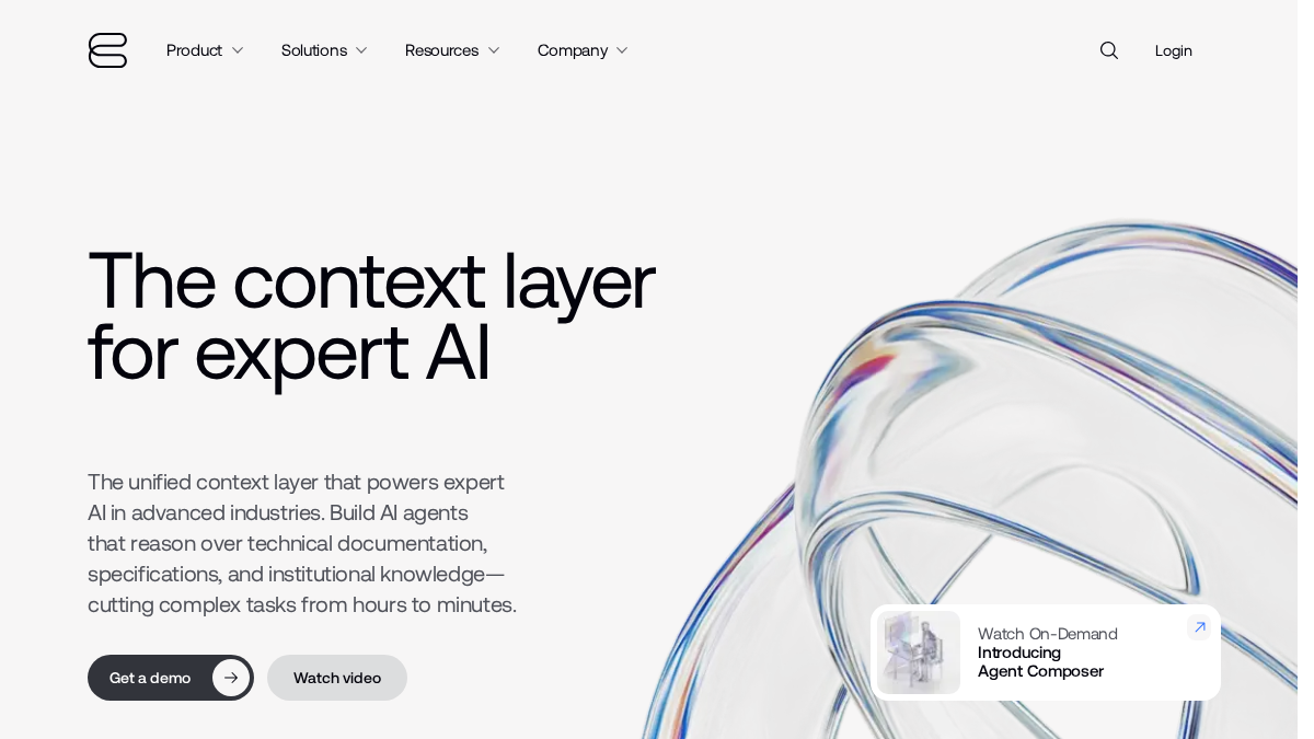 contextual.ai 官网首页截图