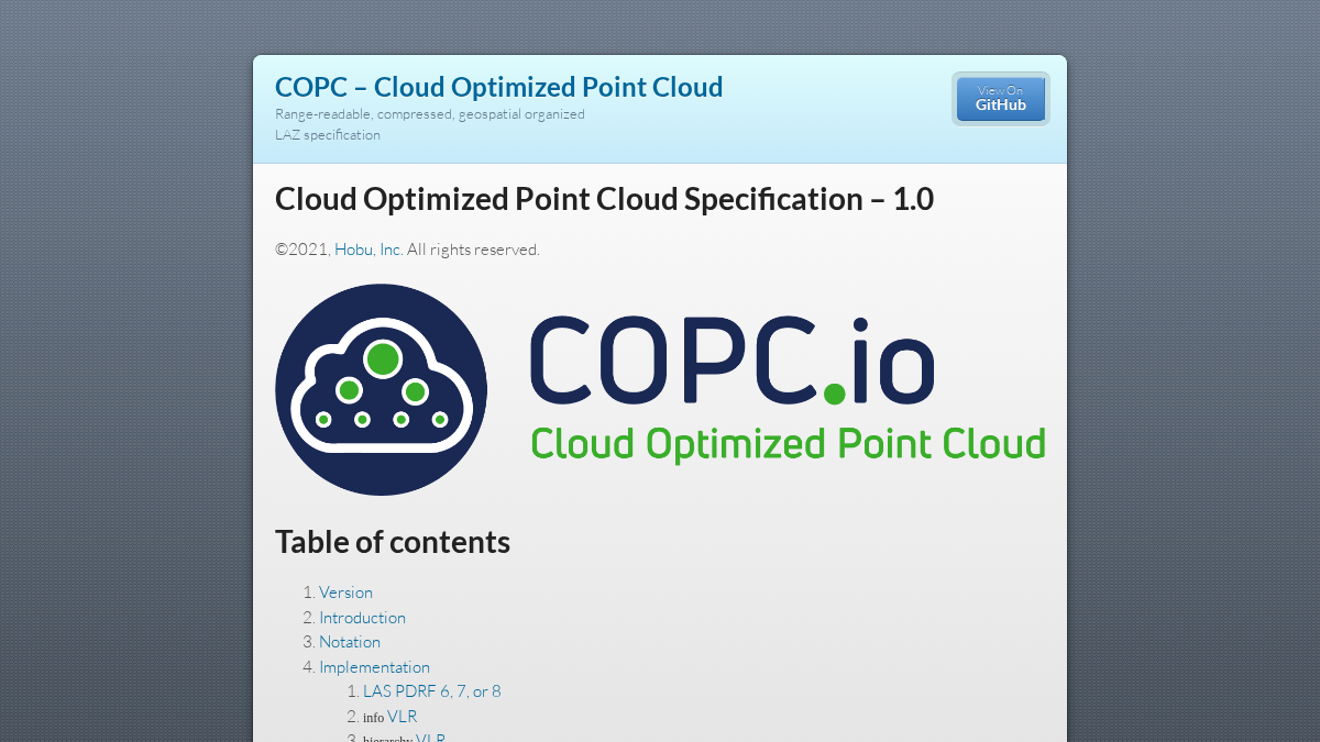 copc.io 官网首页截图