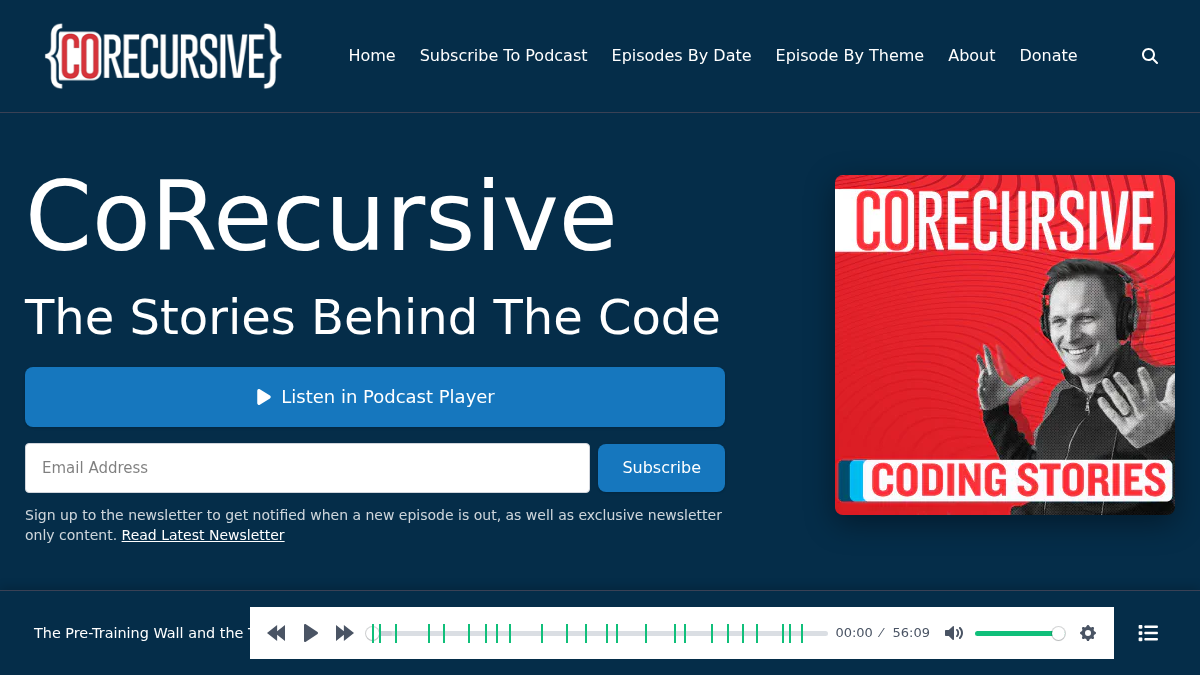 corecursive.com 官网首页截图