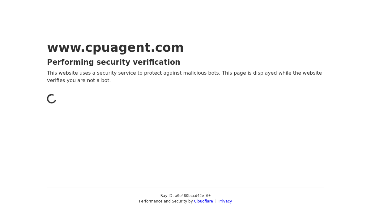 cpuagent.com 官网首页截图