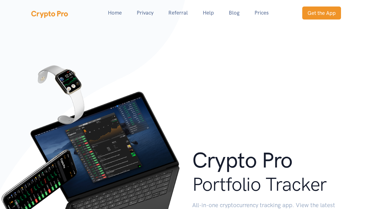 cryptocurrency.app 官网首页截图