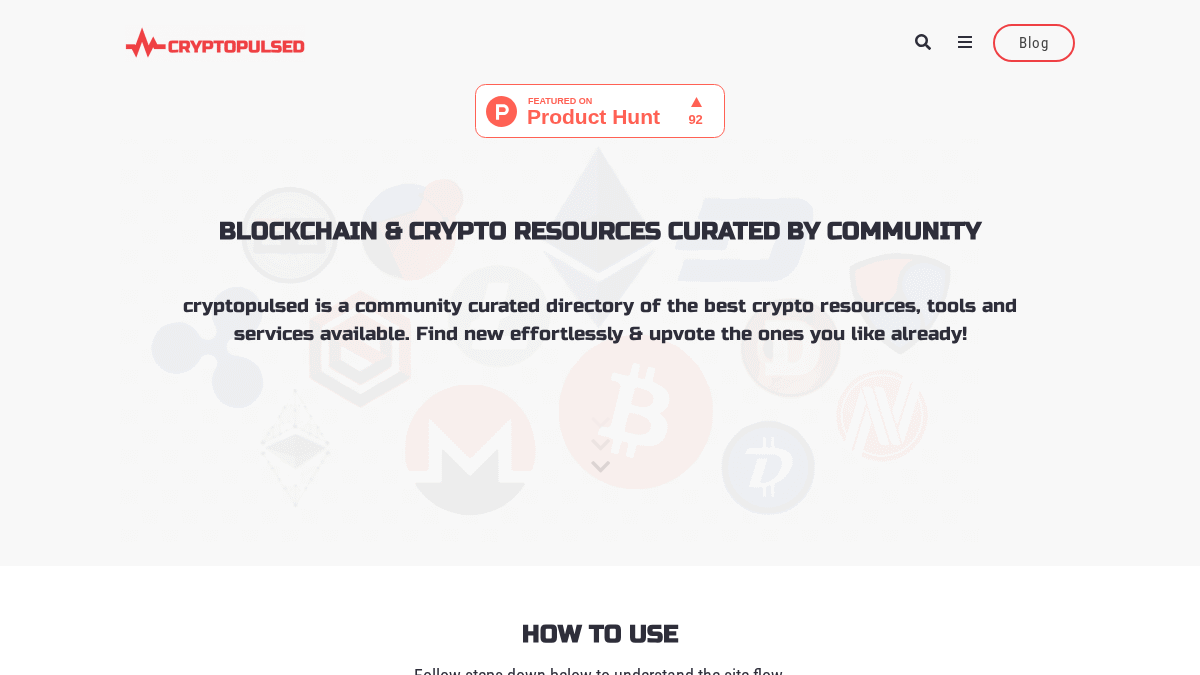cryptopulsed.com 官网首页截图