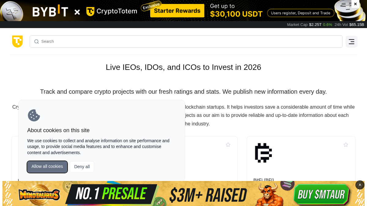 cryptototem.com 官网首页截图