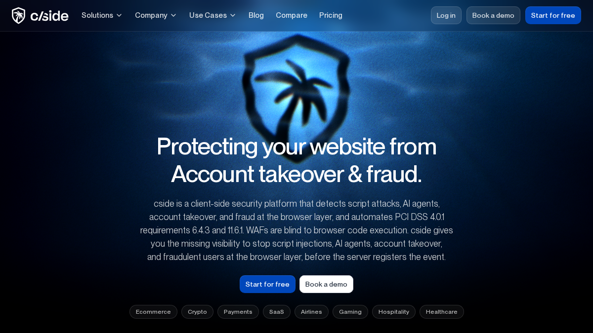 cside.com 官网首页截图