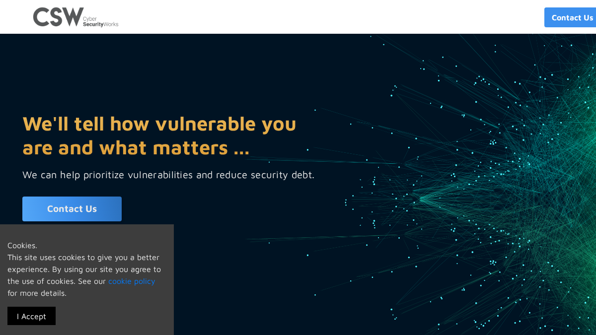 cybersecurityworks.com 官网首页截图