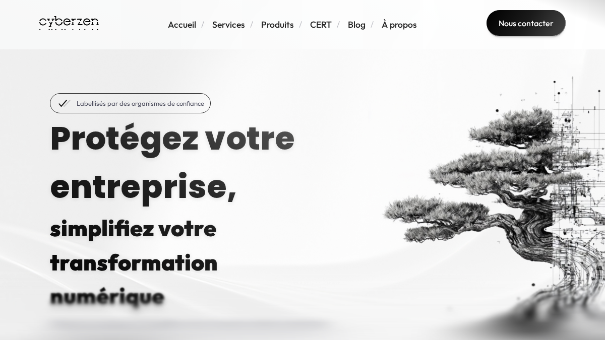 cyberzen.com 官网首页截图