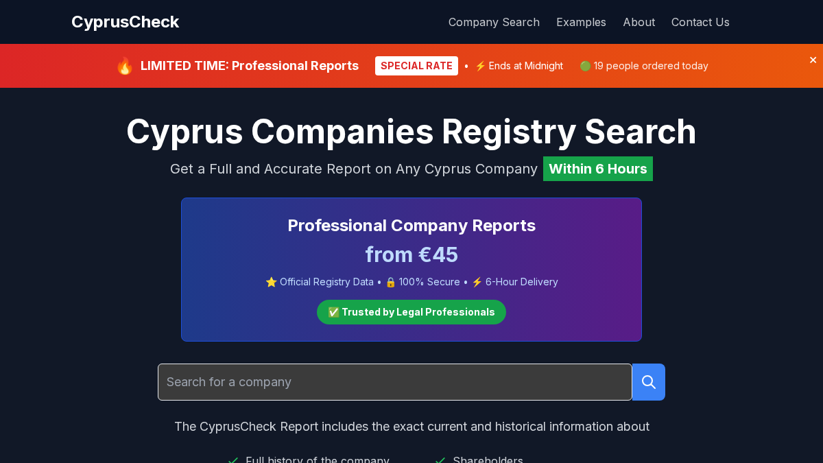 cypruscheck.com 官网首页截图