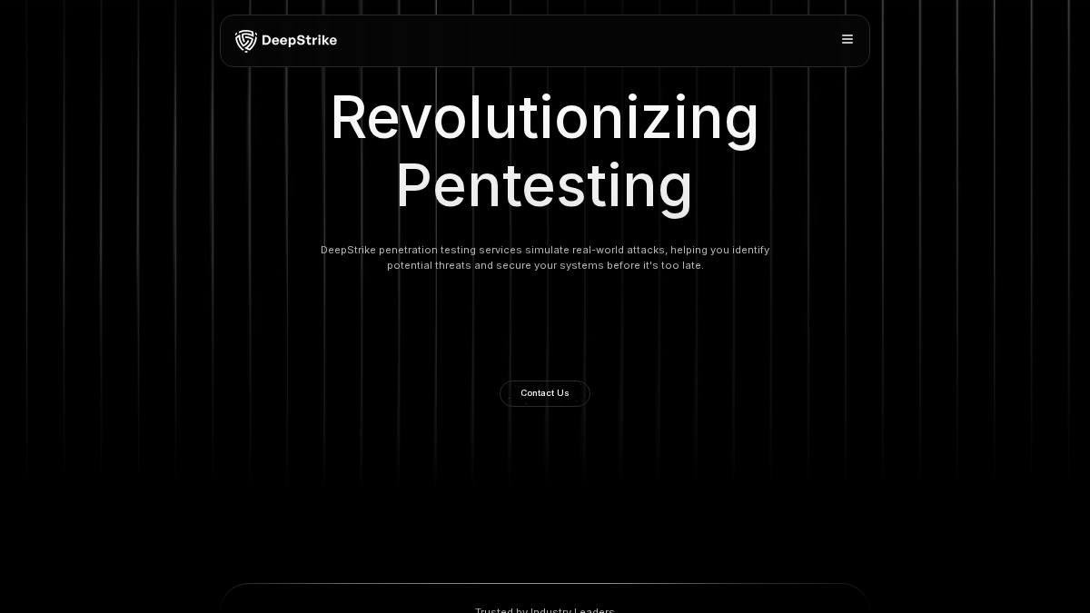 deepstrike.io 官网首页截图