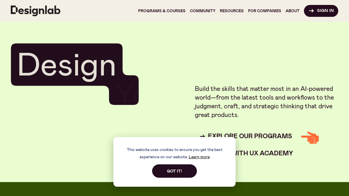 designlab.com 官网首页截图