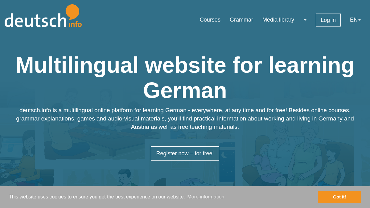 deutsch.info 官网首页截图