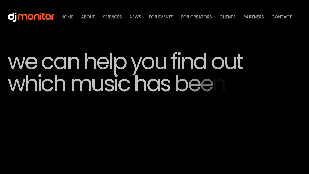 djmonitor.com 官网首页截图
