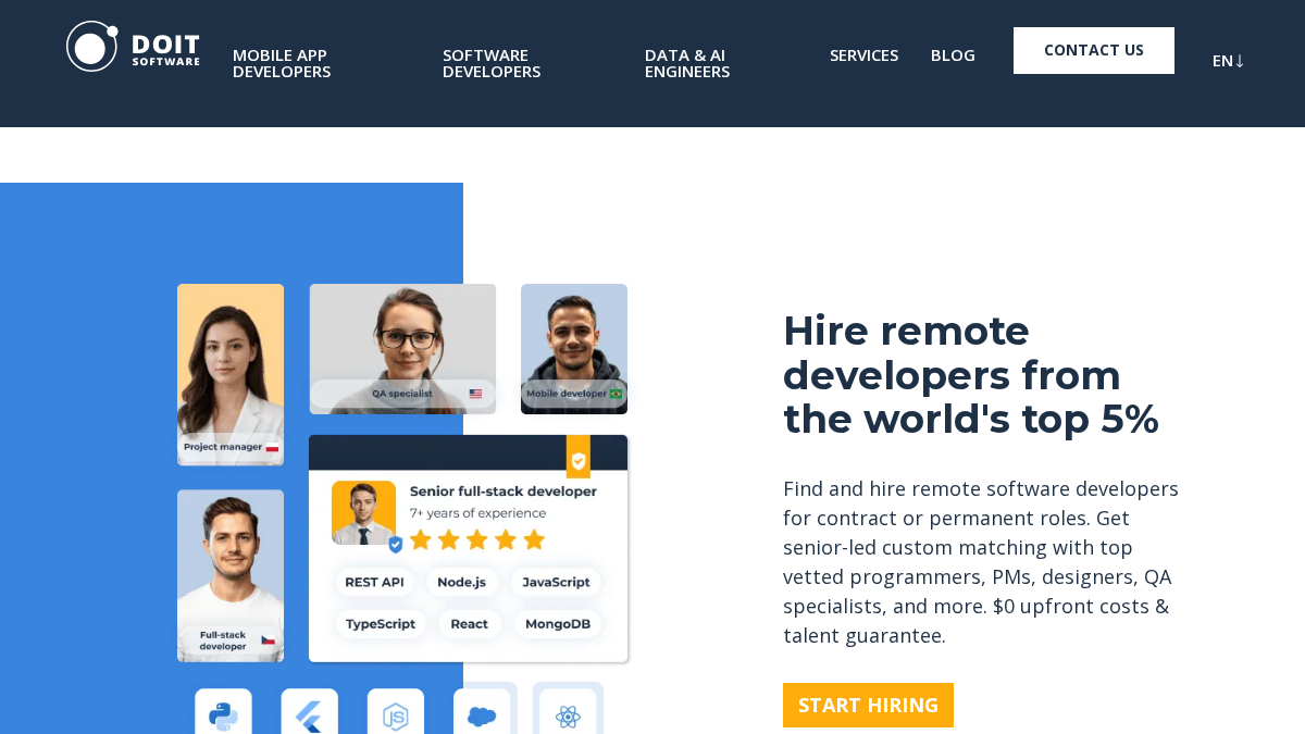 doit.software 官网首页截图