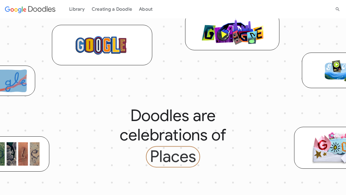 doodles.google 官网首页截图