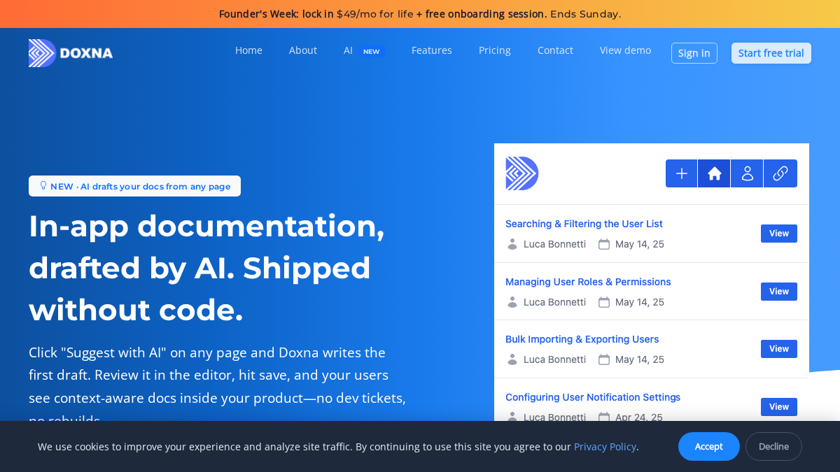 doxna.com 官网首页截图