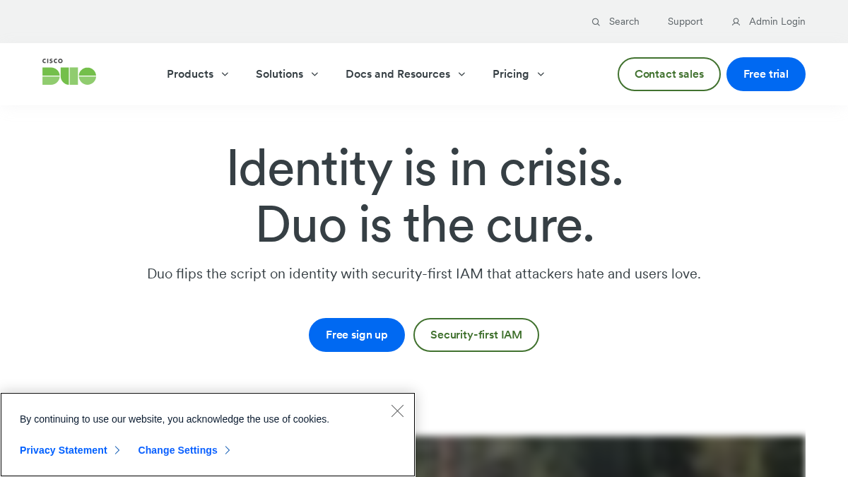 duo.com 官网首页截图