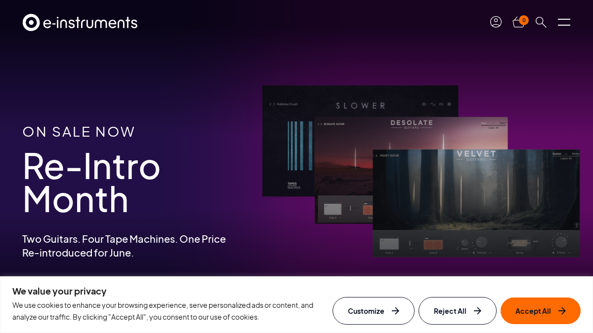 e-instruments.com 官网首页截图