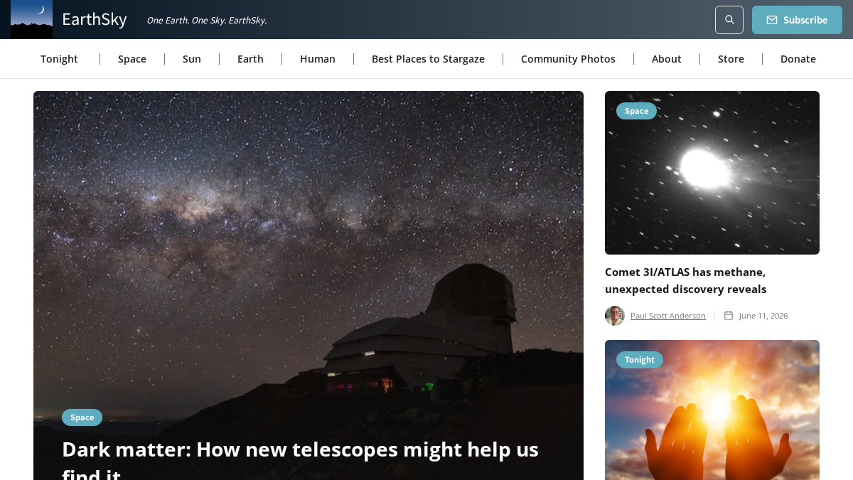 earthsky.org 官网首页截图