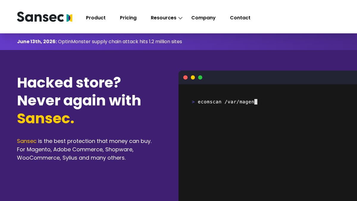 ecomscan.com 官网首页截图