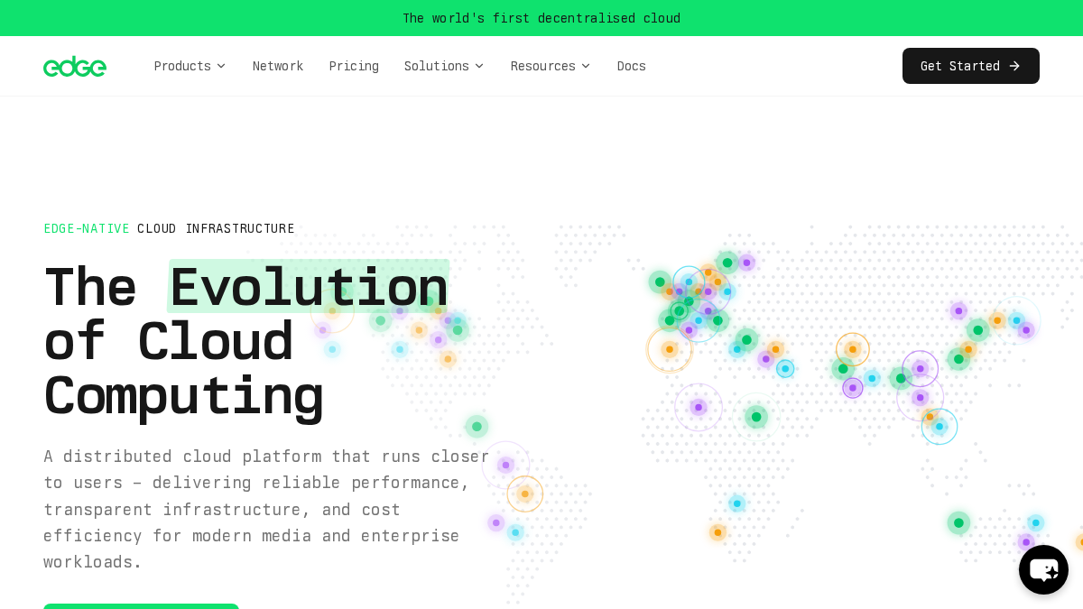 edge.network 官网首页截图