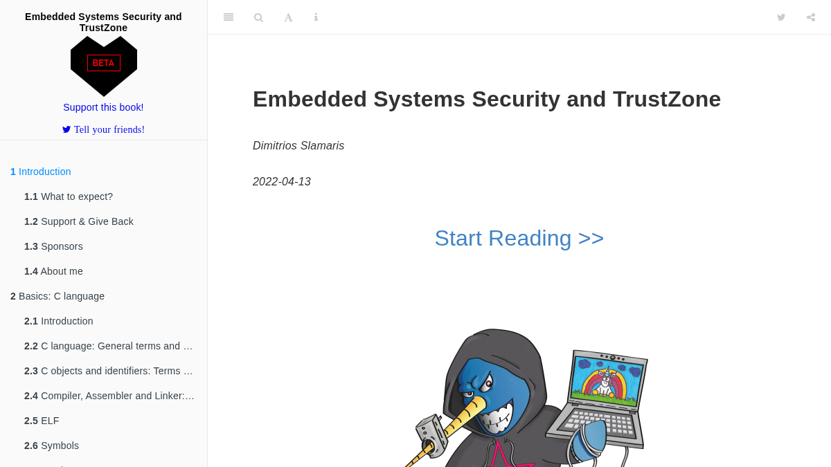 embeddedsecurity.io 官网首页截图