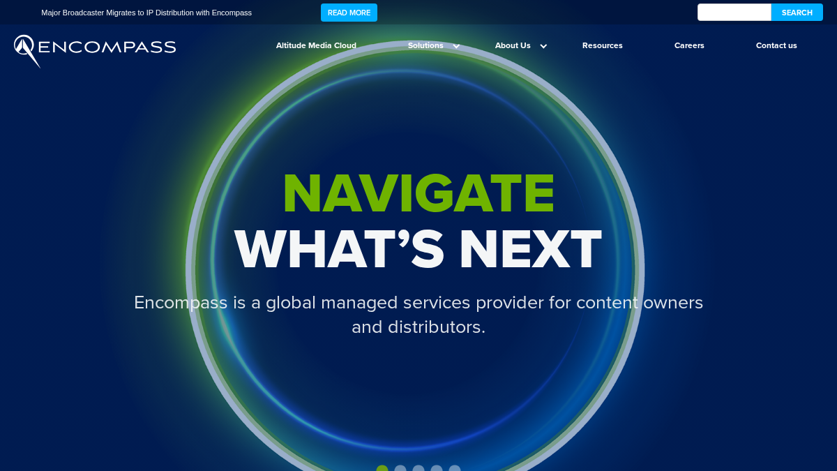 encompass.tv 官网首页截图