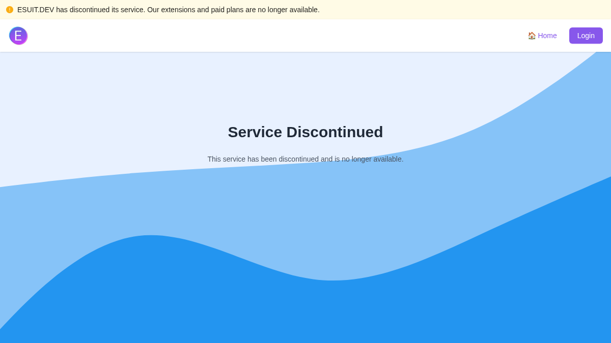 esuit.dev 官网首页截图