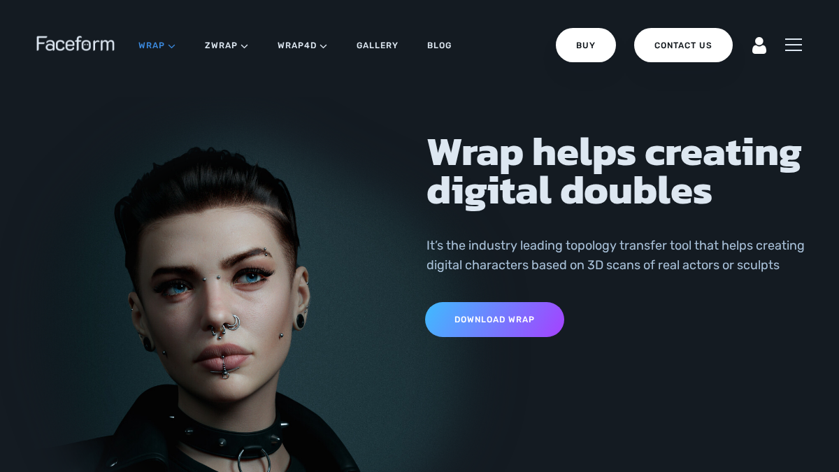 faceform.com 官网首页截图