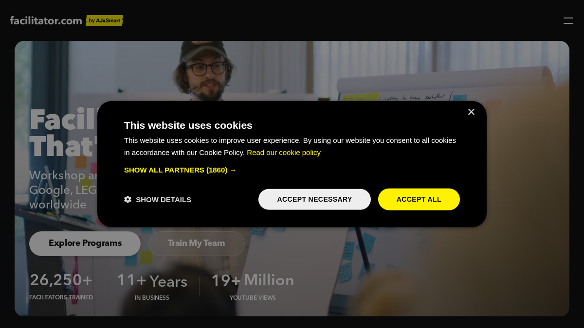 facilitator.com 官网首页截图