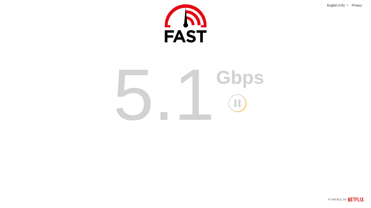 fast.com 官网首页截图