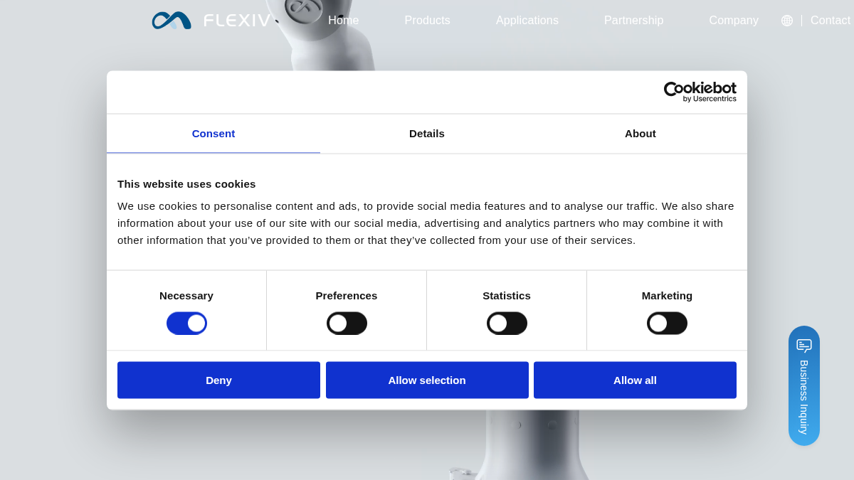 flexiv.com 官网首页截图