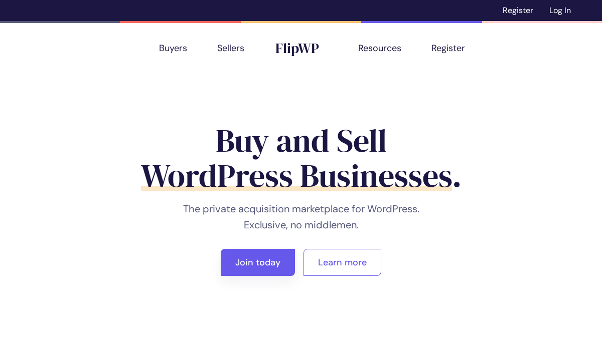 flipwp.co 官网首页截图