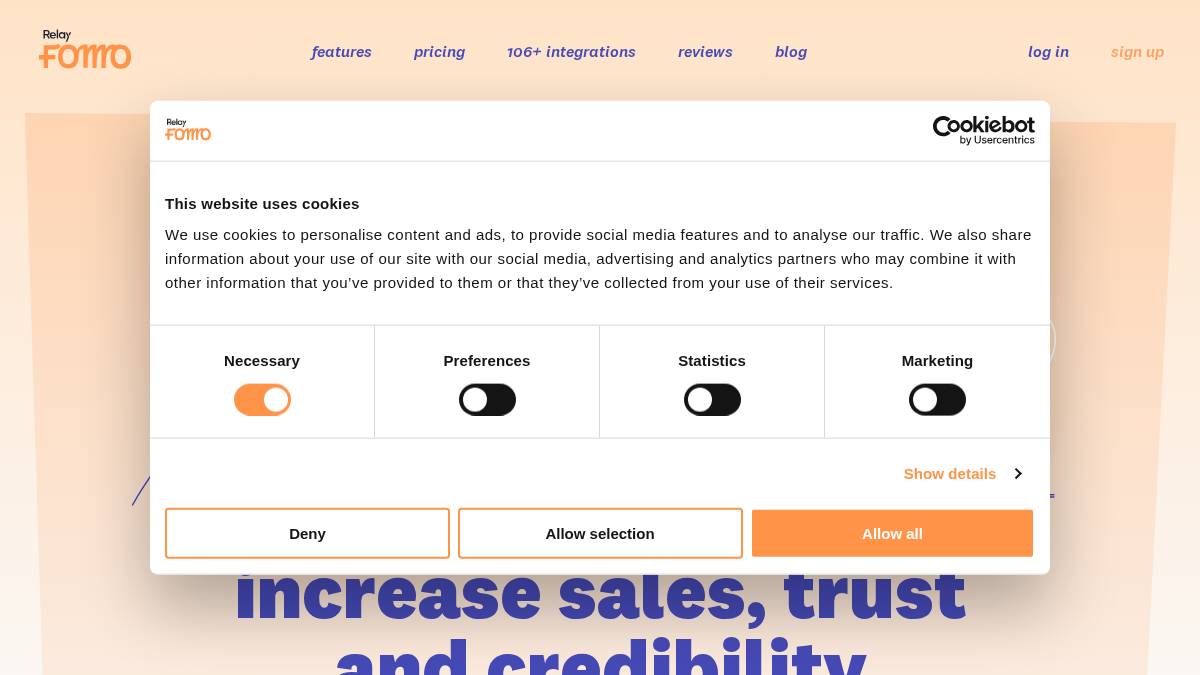 fomo.com 官网首页截图