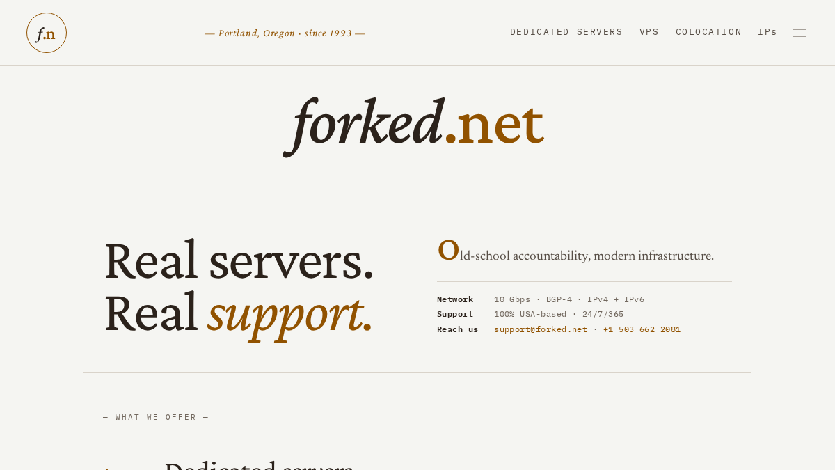 forked.net 官网首页截图