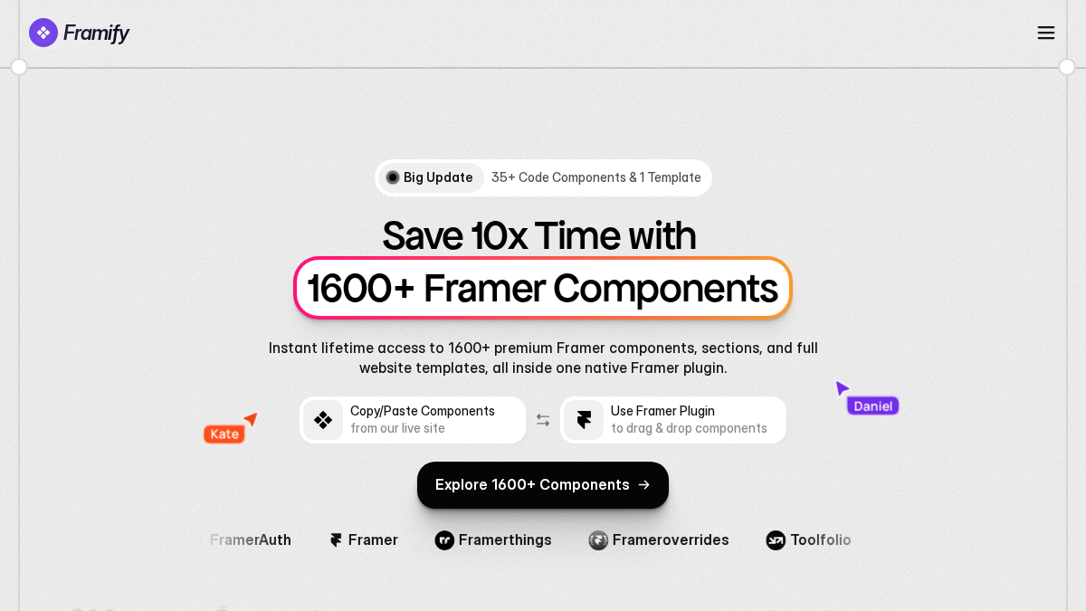 framify.design 官网首页截图