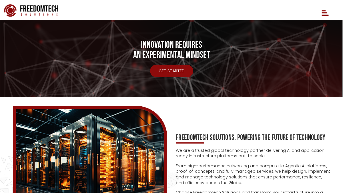 freedomtech.solutions 官网首页截图