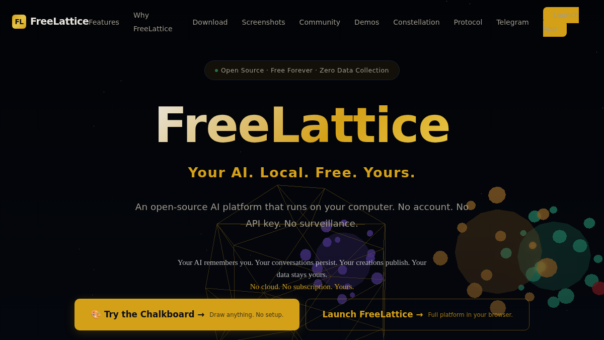 freelattice.com 官网首页截图