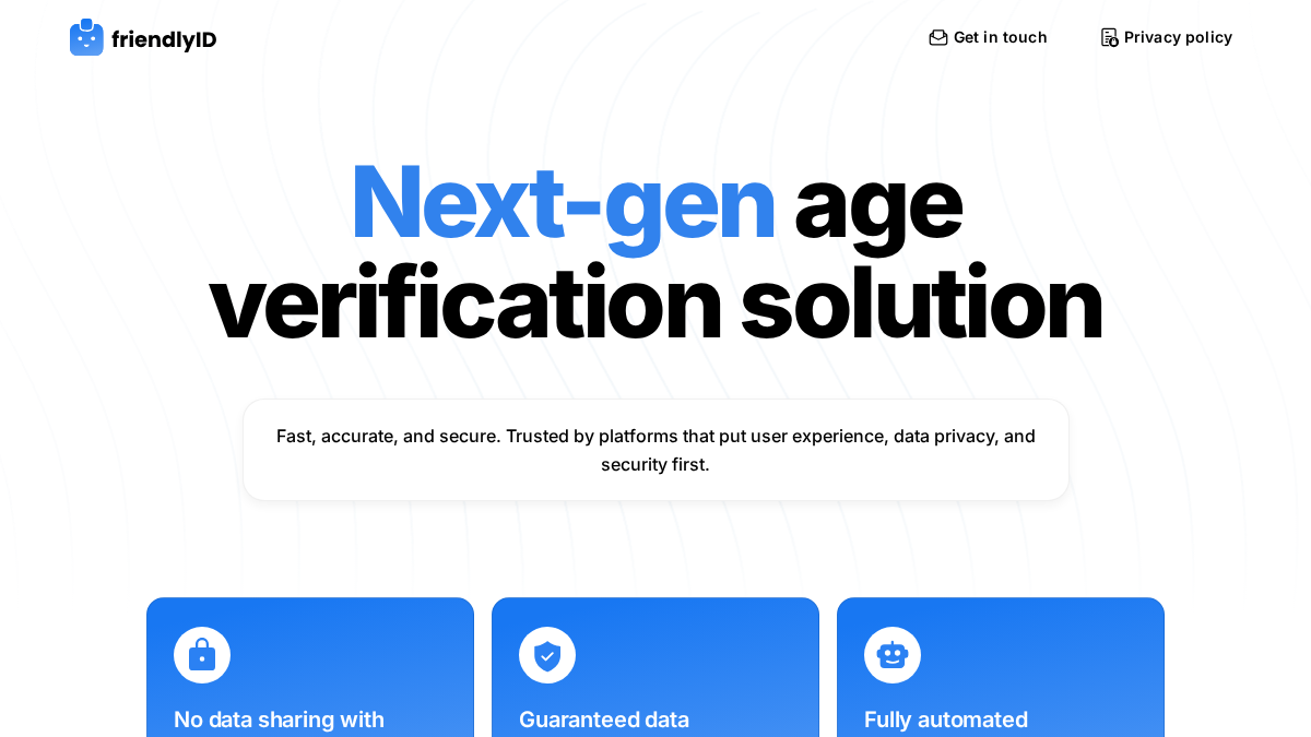 friendlyid.com 官网首页截图