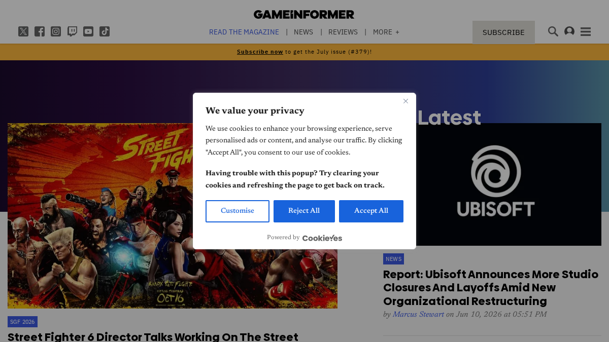 gameinformer.com 官网首页截图