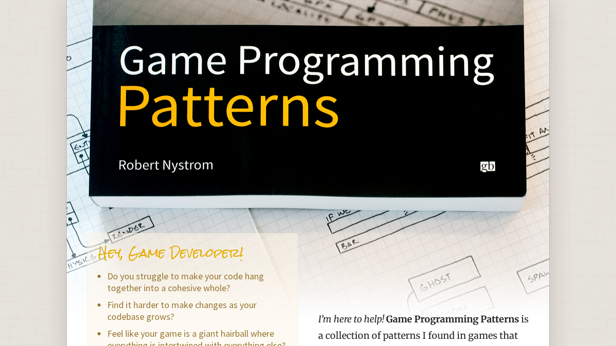 gameprogrammingpatterns.com 官网首页截图