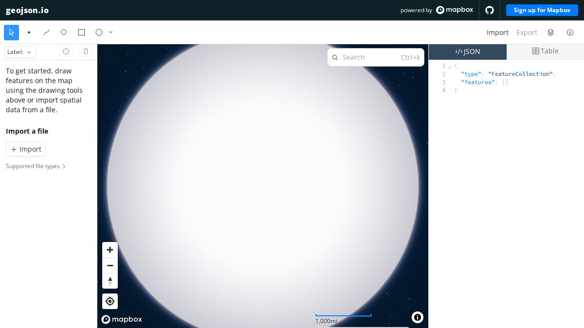 geojson.io 官网首页截图