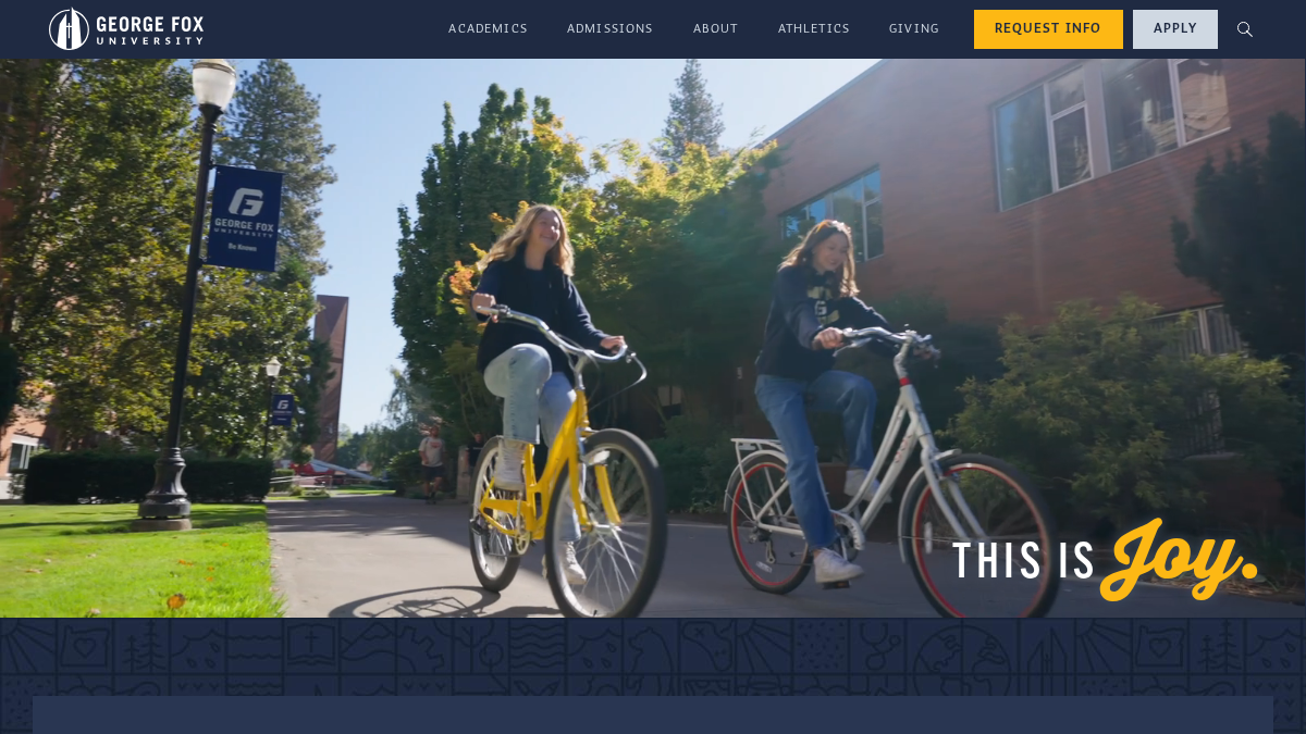 georgefox.edu 官网首页截图