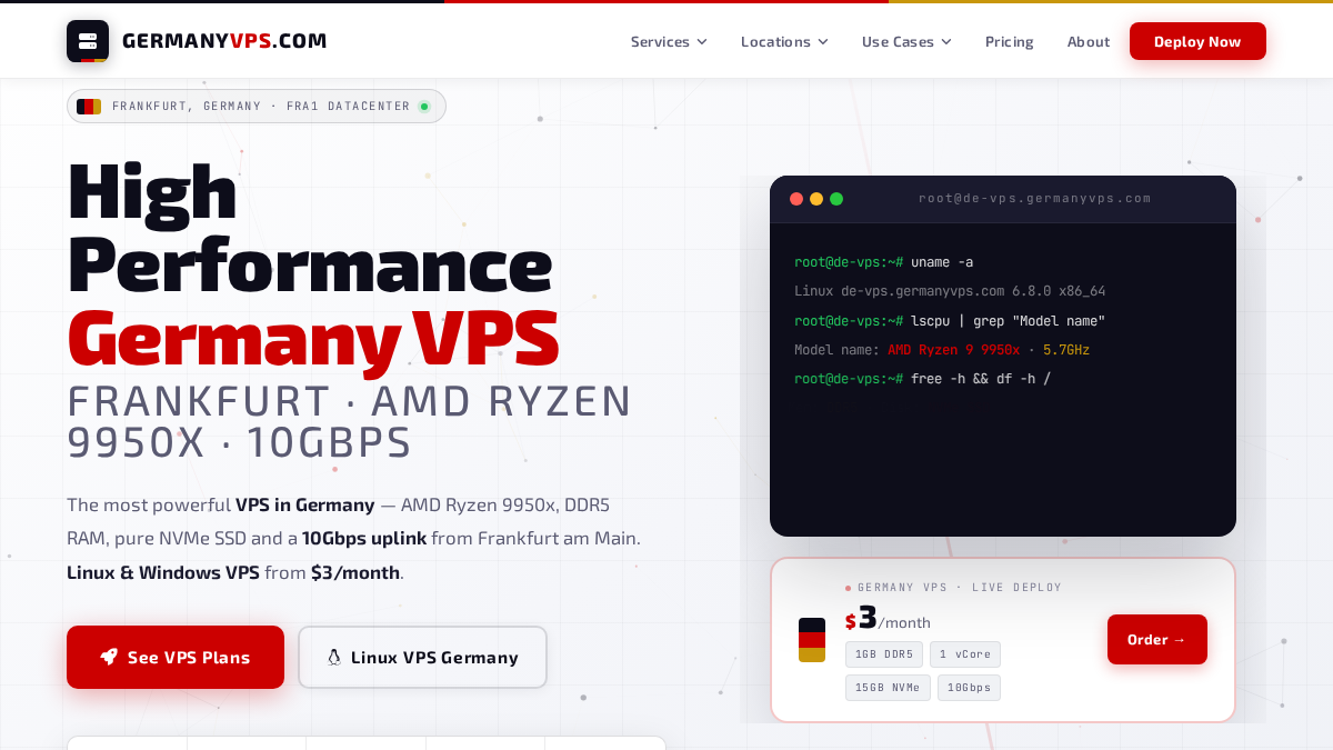 germanyvps.com 官网首页截图