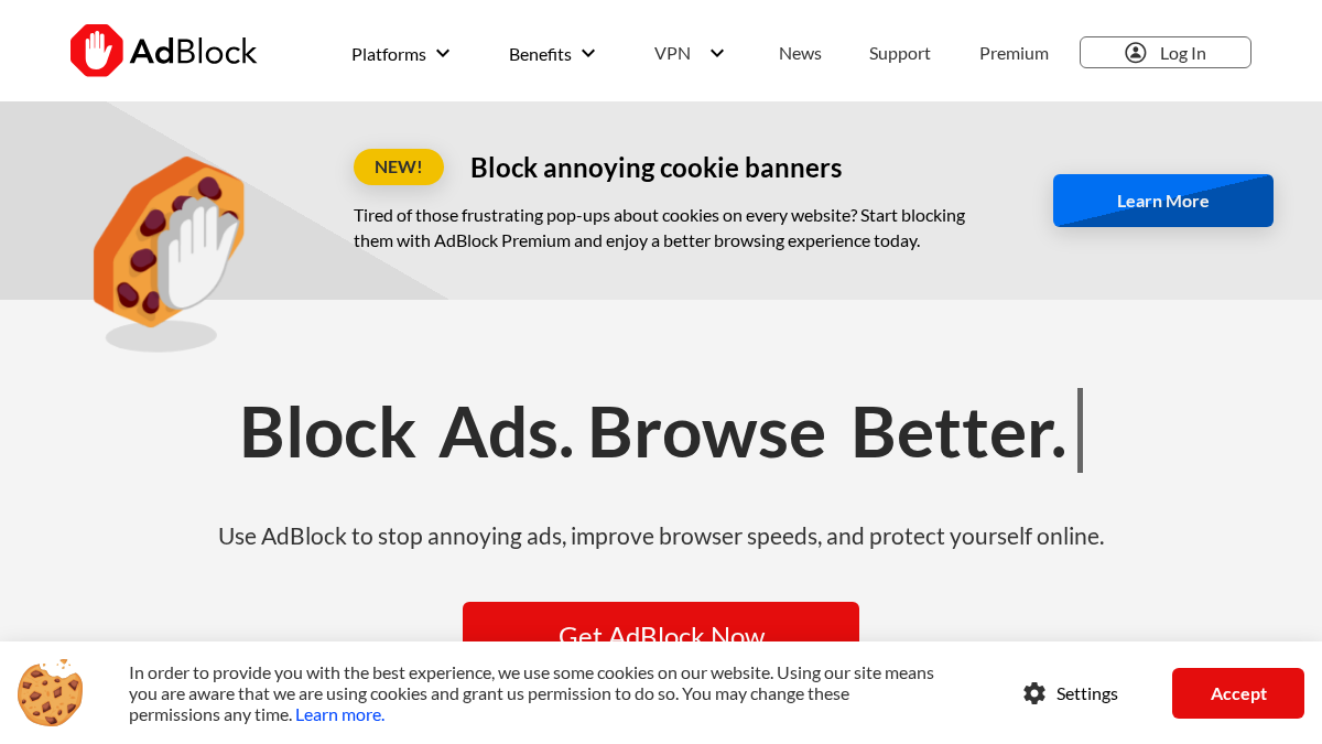 getadblock.com 官网首页截图