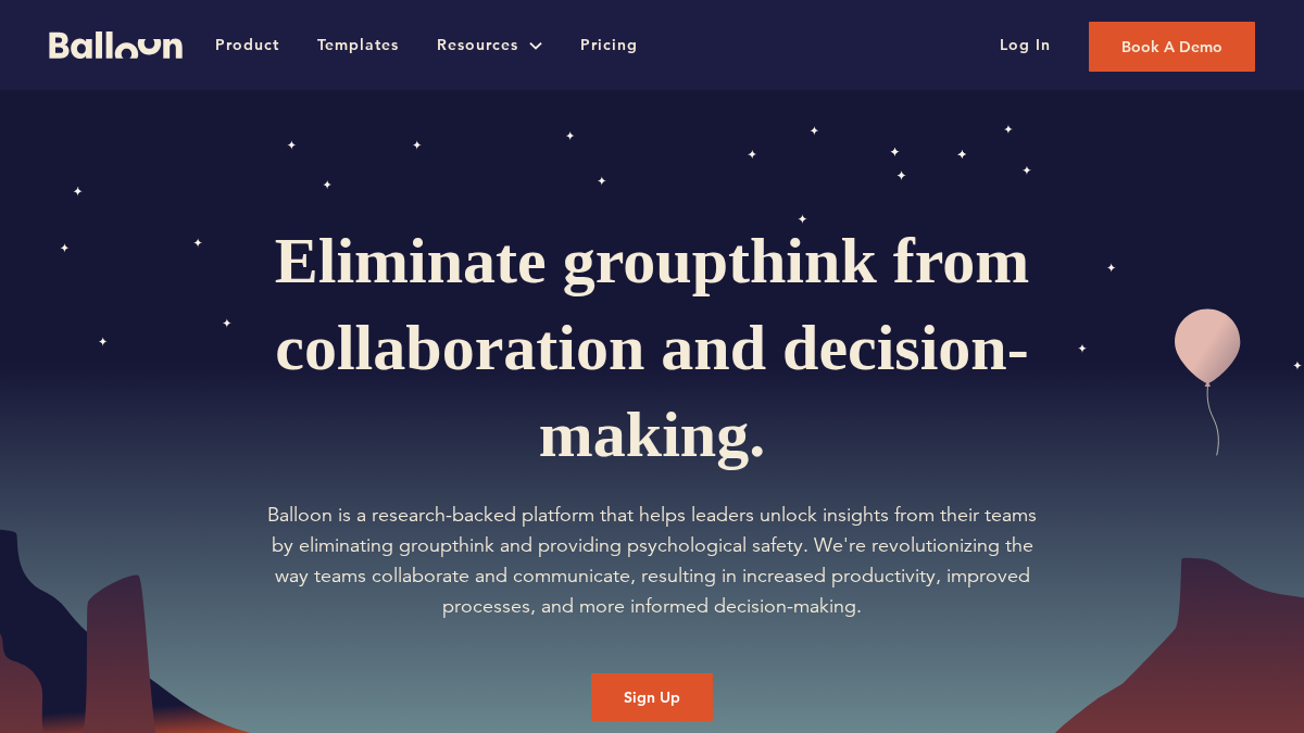 getballoon.com 官网首页截图