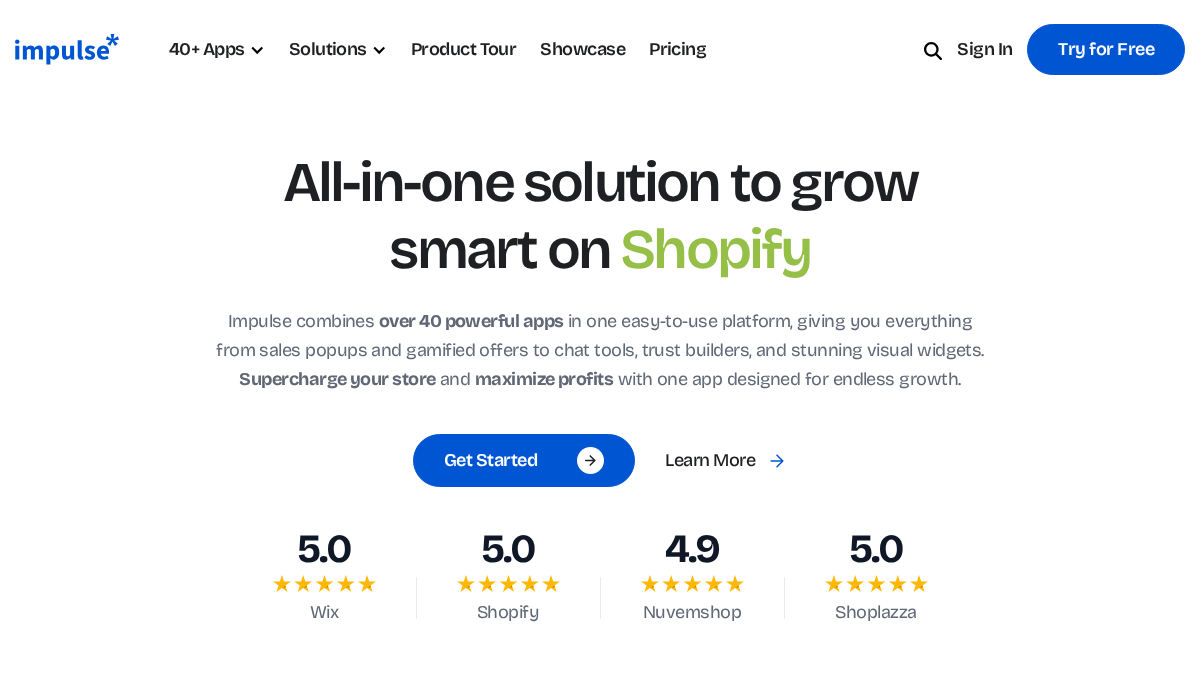 getimpulse.ai 官网首页截图